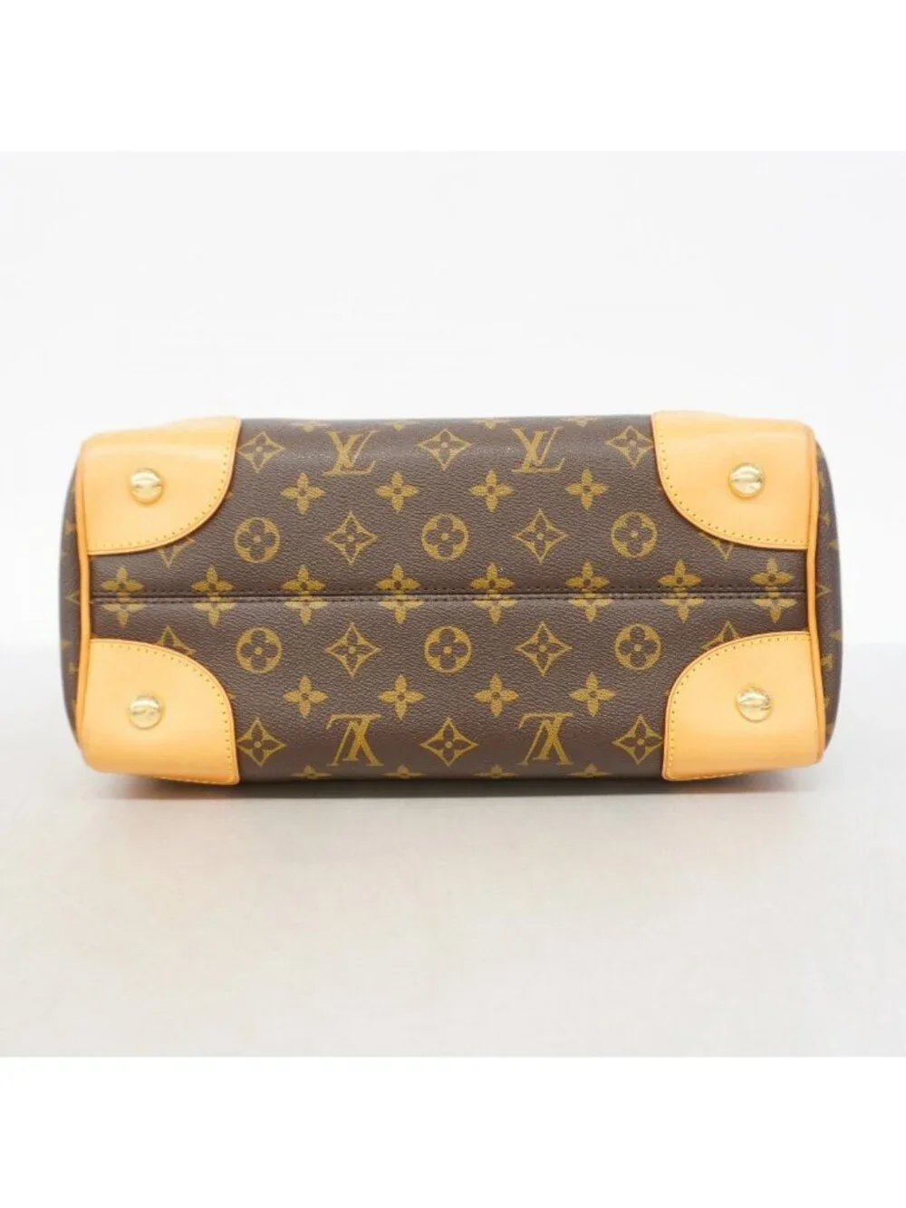Louis Vuitton Handbag Monogram Retiro Brown 2-Way